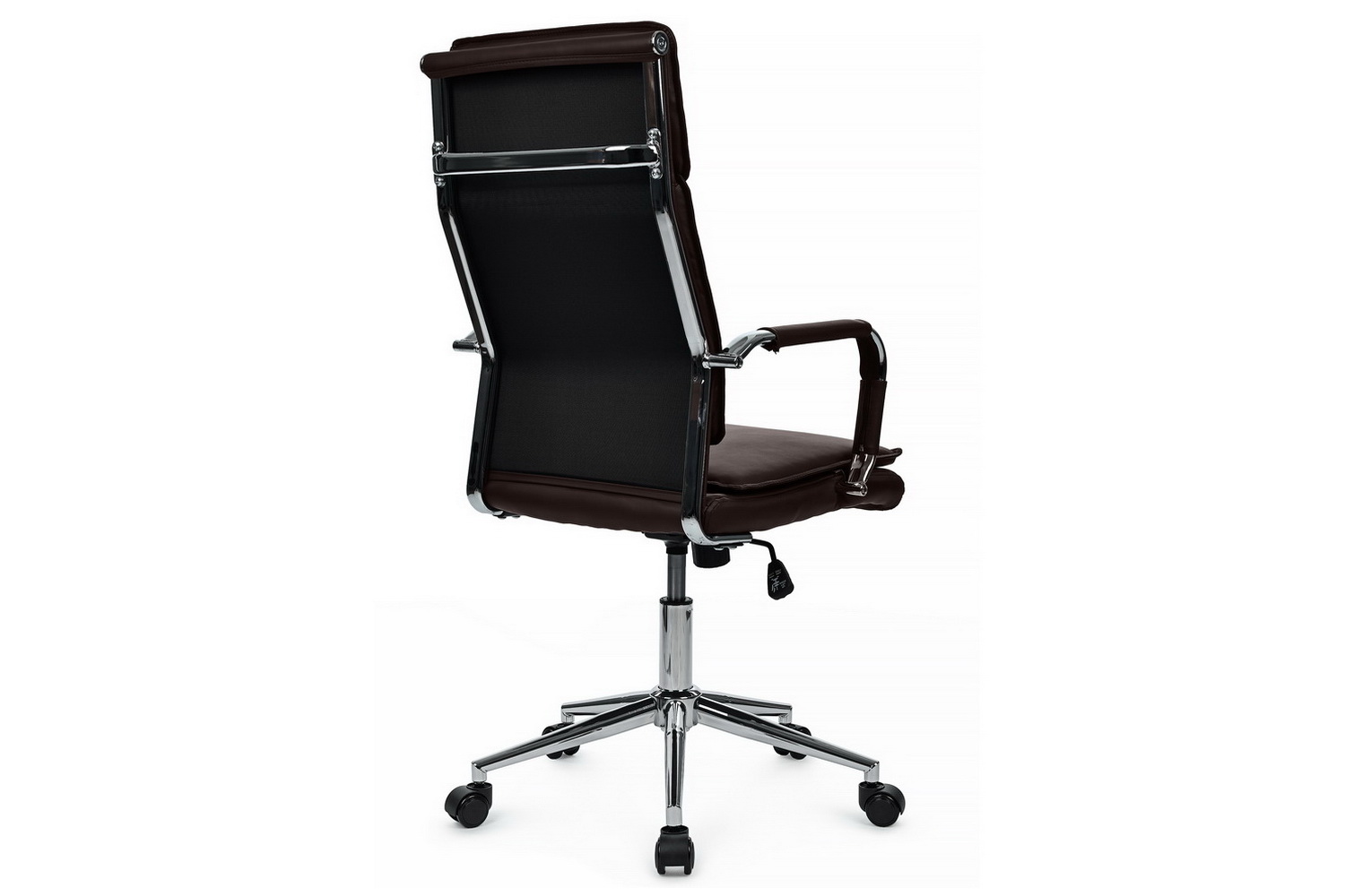 кресло руководителя rv chair dil 6018h тёмно-коричневая экокожа фото